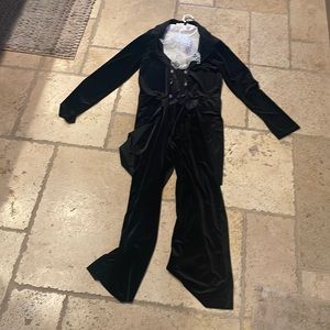 Black and white suit dance costunes